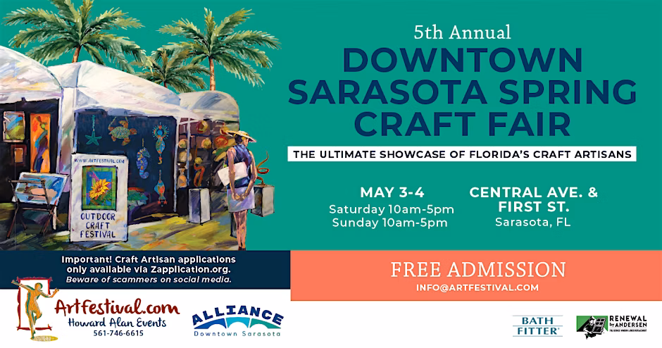 Craft fair Sarasota, 5th Annual Sarasota Spring Craft Fair