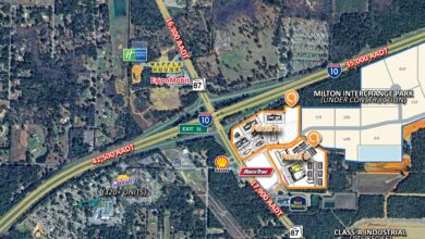 Milton Interchange Park, I-10 Interchange Land, SEQ I-10 and Hwy 87, Milton commercial land for sale