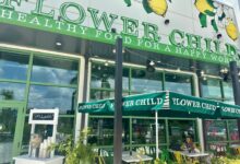 Flower Child Waterside, Flower Child Lakewood Ranch, Waterside Place restaurants, healthy restaurants Sarasota, kombucha lemonade Flower Child, chicken enchiladas Lakewood Ranch, steak kale sesame noodles, lunch date Lakewood Ranch, new restaurants Lakewood Ranch 2025