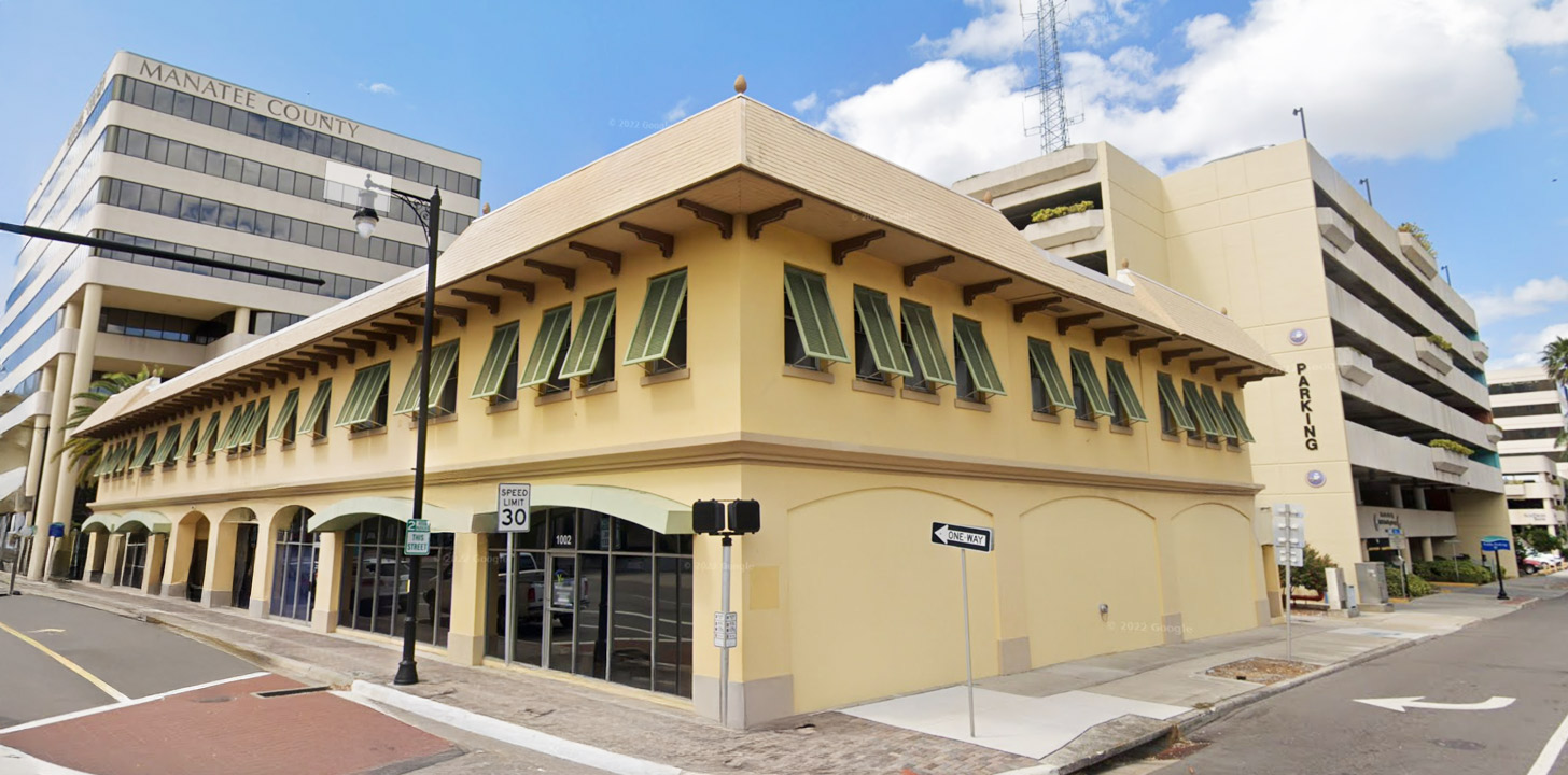 Bradenton redevelopment, Manatee County ITN 25-001, downtown grocery, Manatee Avenue West, parking garage Bradenton, mixed-use development