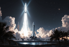 SpaceX, Starship, Cape Canaveral, Kennedy Space Center, LC-39A, SLC-37, CCSFS, FAA environmental review, Space Force EIS, Florida Space Coast, launch cadence, range closures, pad redevelopment, integration towers, environmental impact, noise footprint, debris risk, aerospace jobs Florida, ULA Vulcan, Blue Origin New Glenn, Artemis support, KSC launches