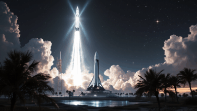 SpaceX, Starship, Cape Canaveral, Kennedy Space Center, LC-39A, SLC-37, CCSFS, FAA environmental review, Space Force EIS, Florida Space Coast, launch cadence, range closures, pad redevelopment, integration towers, environmental impact, noise footprint, debris risk, aerospace jobs Florida, ULA Vulcan, Blue Origin New Glenn, Artemis support, KSC launches