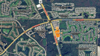North Fort Myers commercial land for sale, US-41 frontage property, 4.57 acre land North Fort Myers, North Fort Myers retail development site, North Fort Myers medical office land, commercial real estate Lee County, Publix shopping center adjacent land, high traffic commercial land US-41, investment property North Fort Myers, LQ Commercial listings