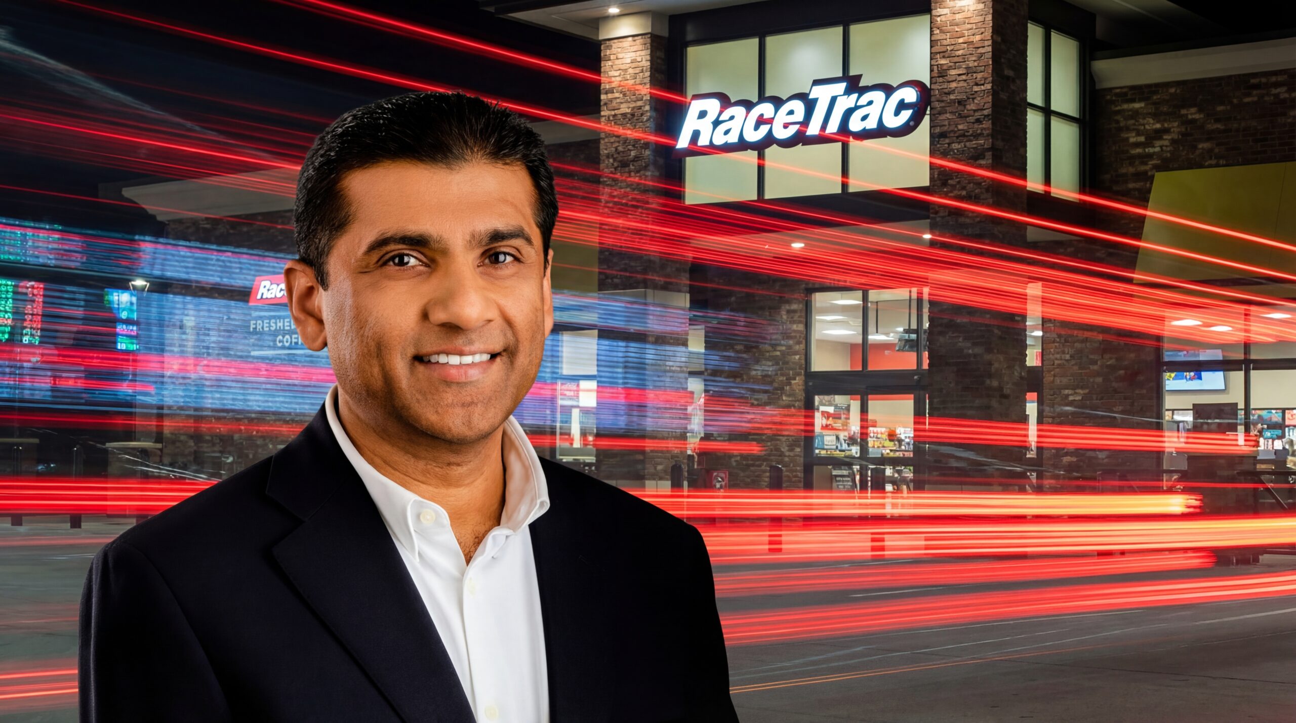 RaceTrac CIO, Ameet Shetty RaceTrac, RaceTrac expansion Florida, Florida retail development, convenience store growth Florida, RaceTrac surplus properties, Florida commercial real estate, CRE Florida trends, RaceTrac site selection, RaceTrac digital strategy, Florida retail corridors, I-75 retail growth, I-4 retail expansion, EV-ready convenience stores, Florida pad sites, QSR development Florida, drive-thru sites Florida, retail outparcels Florida, RaceTrac real estate strategy, Florida CRE investors, high-traffic retail sites Florida, Florida redevelopment parcels, Extended Reach
