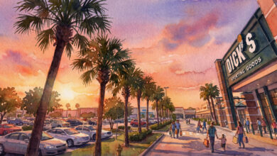 International Speedway Square, Daytona Beach retail real estate, International Speedway Boulevard shopping center, Daytona Beach commercial real estate, Florida retail investment, DLC Management Corp acquisition, Daytona Beach shopping center sale, Volusia County retail market, Florida secondary market retail, Daytona International Speedway retail corridor, Florida CRE news, retail real estate Florida