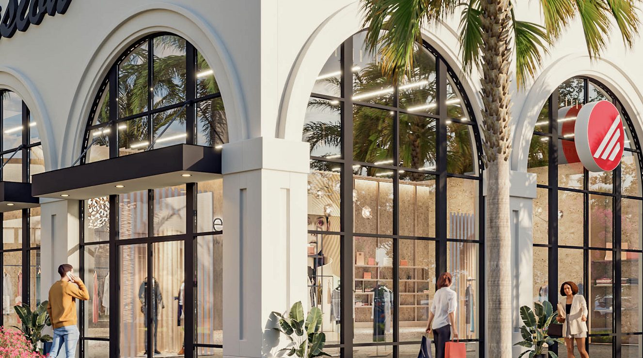 Sarasota Master Plan - Shopping outdoors - Image Credit: Torburn Partners Sarasota Master Plan