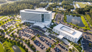 Sarasota Memorial North Port hospital, North Port hospital construction, Sarasota Memorial Health Care System, Florida hospital development, North Port real estate growth, medical office development Florida, healthcare infrastructure Southwest Florida
