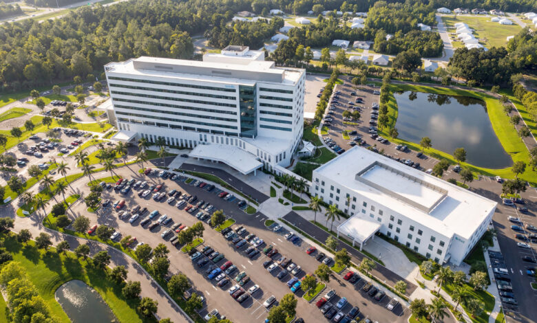 Sarasota Memorial North Port hospital, North Port hospital construction, Sarasota Memorial Health Care System, Florida hospital development, North Port real estate growth, medical office development Florida, healthcare infrastructure Southwest Florida