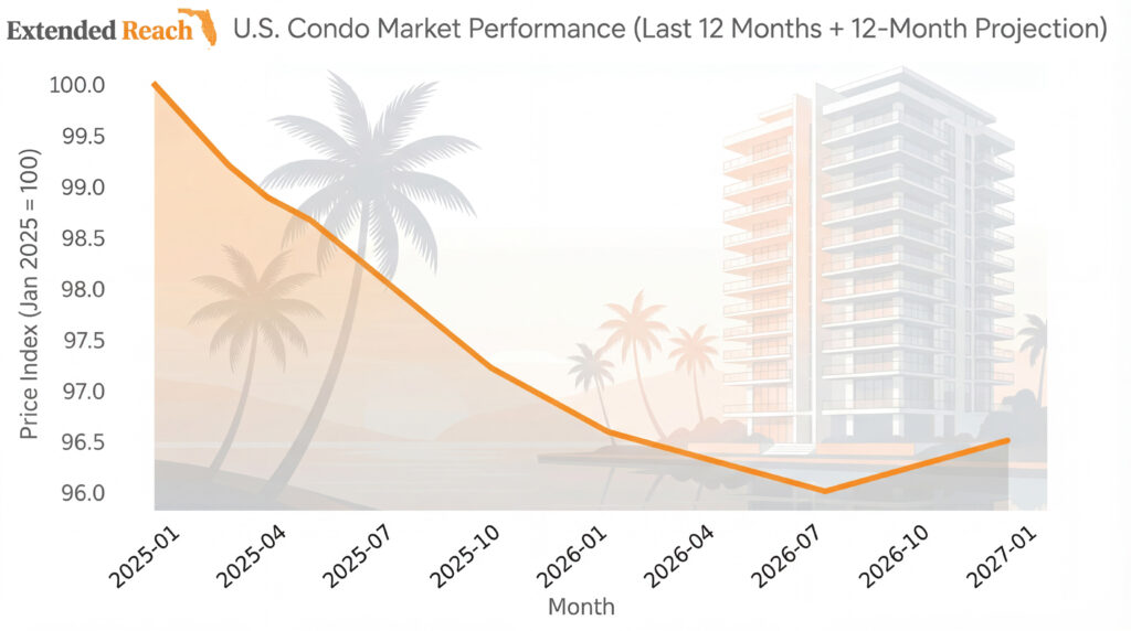 Florida condo market 2026, best condo markets in Florida, Florida condo prices, Florida real estate trends 2026, condo market by city Florida, Tampa condo market, Sarasota condo market, Miami condo prices, Florida housing market outlook, condo inventory Florida, buyer’s market Florida condos, Extended Reach Florida real estate, Rocky on Real Estate, Florida condo investment, Florida real estate forecast