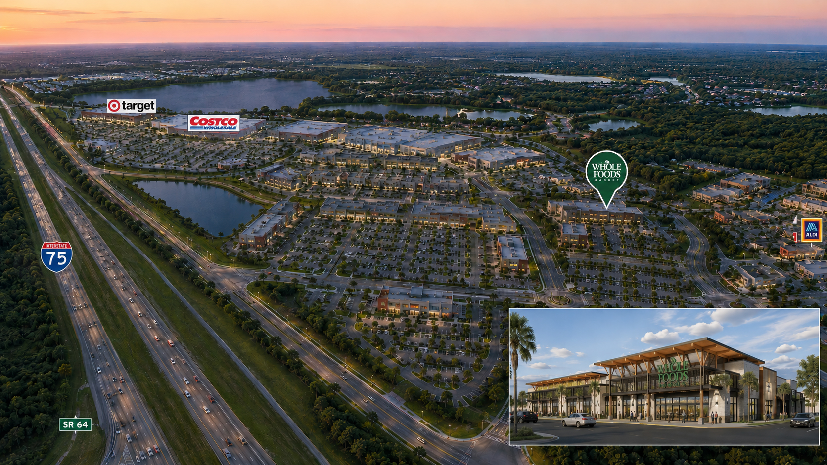 Whole Foods Heritage Harbour, Whole Foods Lakewood Ranch, Whole Foods SR 64, Whole Foods Bradenton, Whole Foods Manatee County, Heritage Harbour retail development, Lakewood Ranch grocery store, State Road 64 development, SR 64 retail corridor, Market Place at Heritage Harbour, new Whole Foods Florida, Bradenton retail growth, Manatee County commercial development, Lakewood Ranch shopping, Heritage Harbour Bradenton, new grocery store Manatee County, Whole Foods opening near Lakewood Ranch, east Manatee County growth, I-75 SR 64 retail, Lakewood Ranch development news