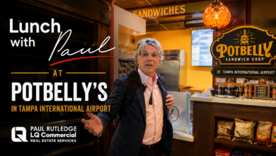 Paul Rutledge, Lunch With Paul, Potbelly Sandwich Shop, Potbelly Tampa International Airport, Tampa International Airport food, TPA restaurants, airport food Tampa, best food at Tampa airport, Tampa airport dining, Potbelly review, airport restaurant review, Florida travel food, Tampa food review, toasted sandwiches, airport eats, Extended Reach Florida