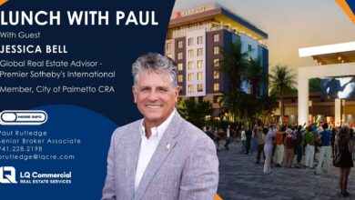 Lunch With Paul, Jessica Bell, Sotheby’s International Realty, Palmetto Florida, Florida real estate, luxury real estate Florida, Palmetto redevelopment, CRA districts Florida, community redevelopment agency, Florida growth, Florida development, walkable communities, Florida investors, luxury residential trends, placemaking, Florida CRE, commercial real estate Florida, Extended Reach Florida, public private partnerships, Florida revitalization