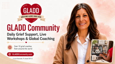 grief support classes, grief coaching courses, daily grief support, live grief workshops, Sarasota Based Non Profit